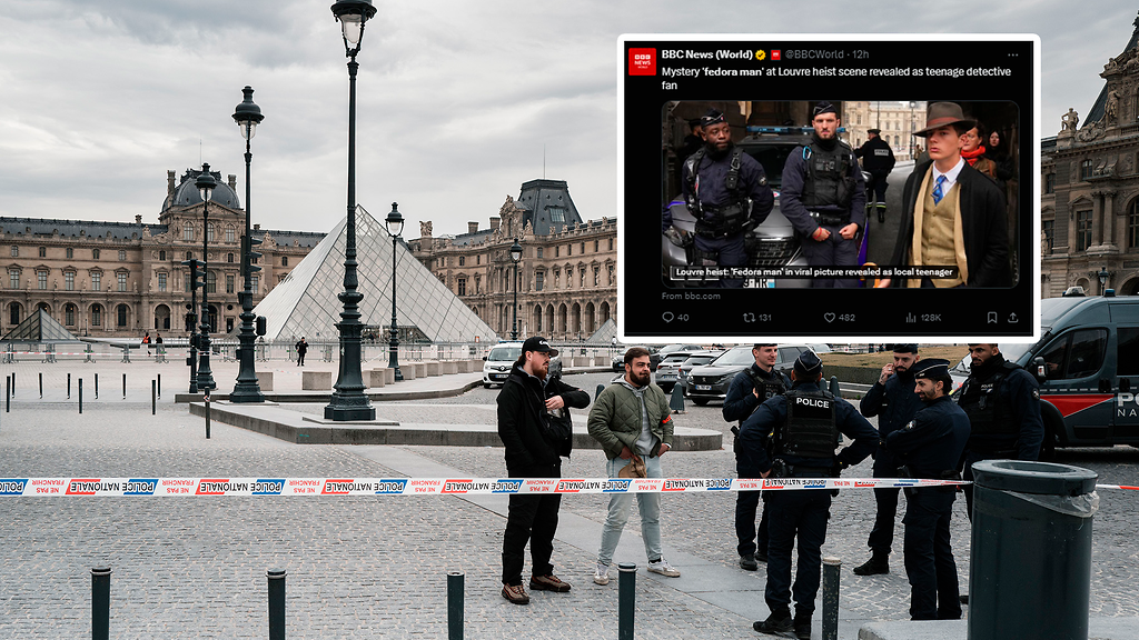 Louvren ryöstön yhteydessä kuvatun "fedoramiehen" mysteeri ratkesi – paljastui Poirot-faniksi