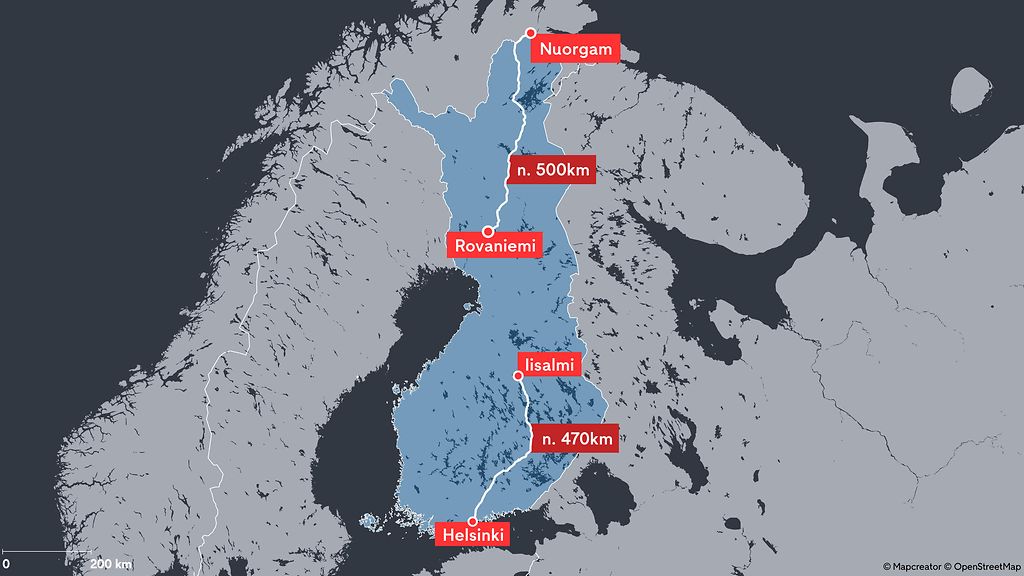 Miltä kuulostaisi 1000 kilometrin ajo hoitamaan haavaa? Lapissa tämä voi pian olla totta