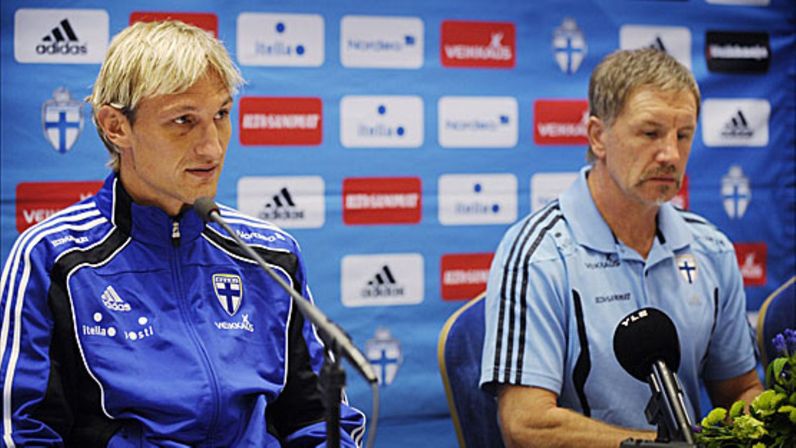 Sami Hyypiä, Stuart Baxter, kuva:Lehtikuva/Antti Aimo-Koivisto