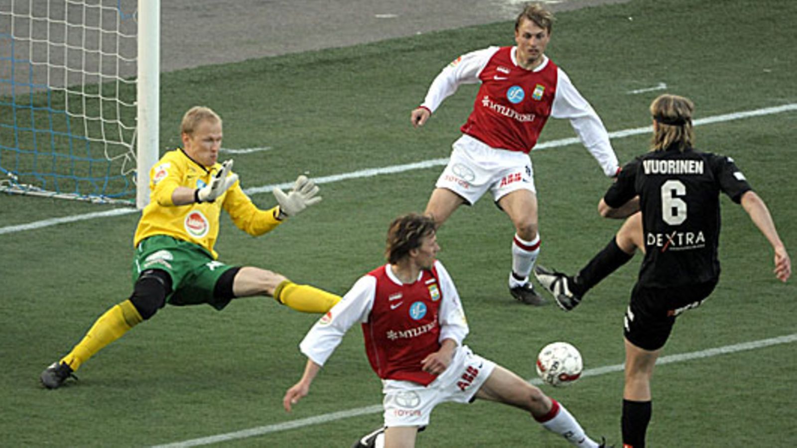 Antti Kuismala, Sampsa Timoska, Toni Huttunen, Hermanni Vuorinen, kuva:Lehtikuva/Kimmo Mäntylä