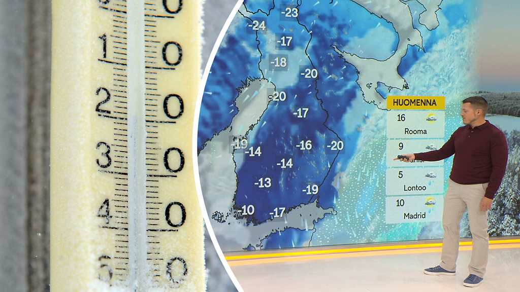 Lumimyräkkä peruttu – 30 senttiä lunta vaihtumassa 30 asteen pakkasiin