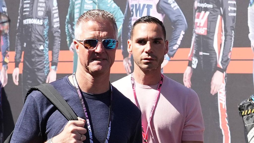 Michael Schumacherin Ralf-veli kihloihin Étienne-rakkaansa kanssa