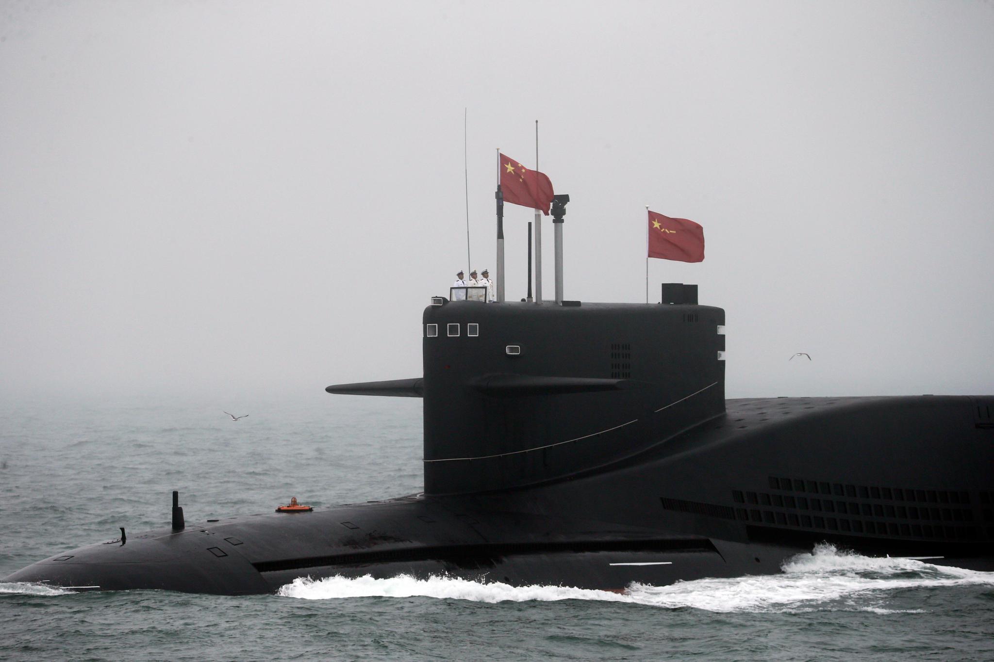Kiinalainen ydinsukellusvene vuonna 2019.