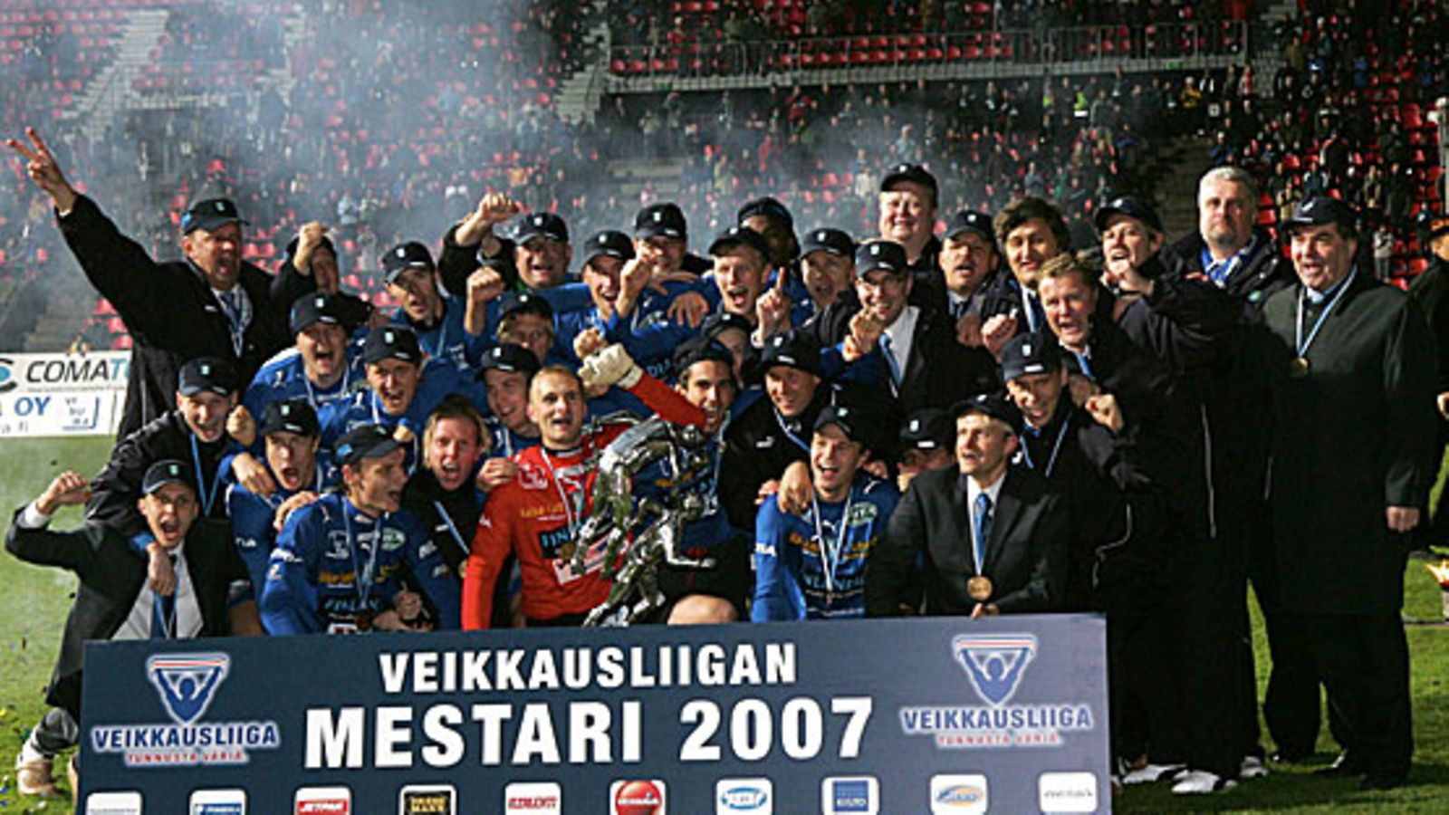 Tampere United Suomen mestari 2007, kuva: Lehtikuva