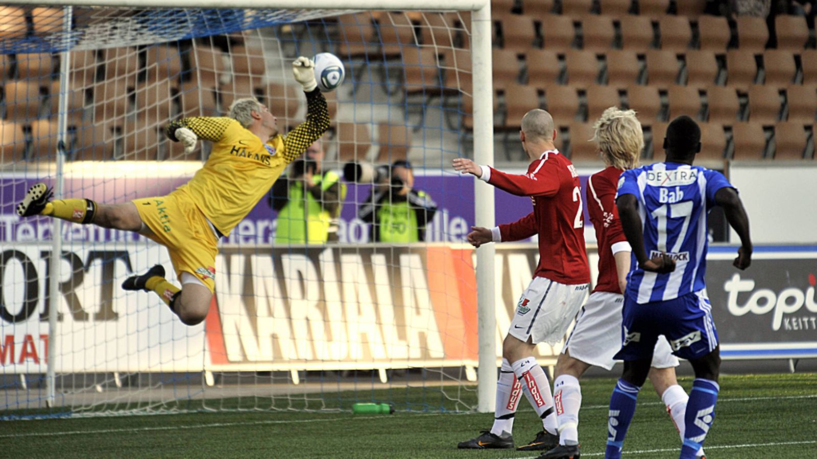 HJK voitti Interin toukokuussa Helsingissä Dawda Bah'n maalilla 1-0.