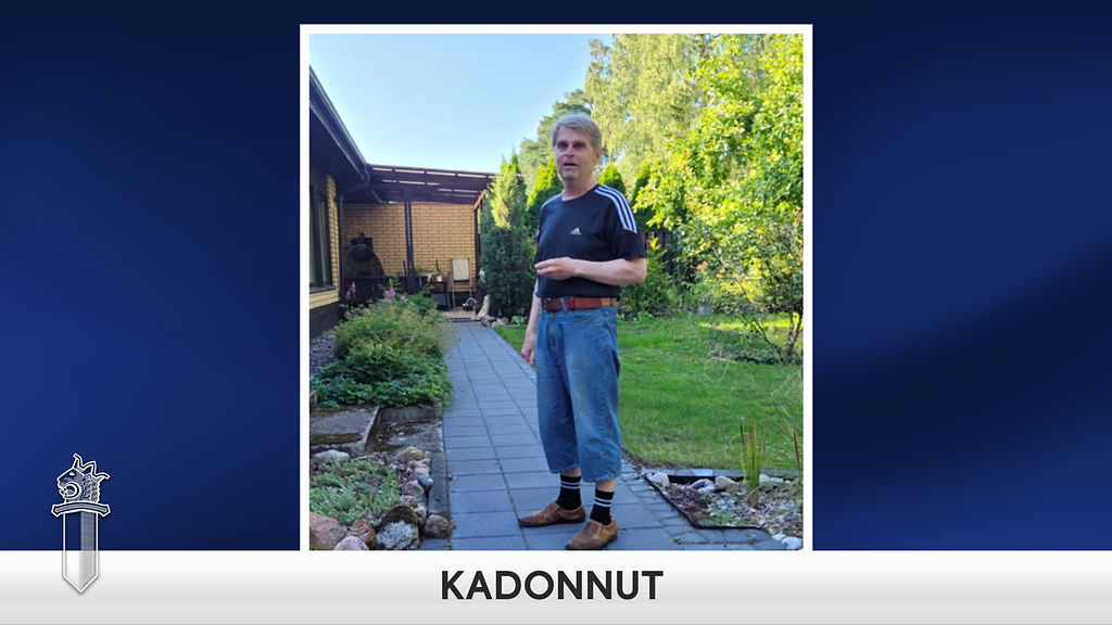 Oletko nähnyt tätä miestä? Katosi Kotkassa