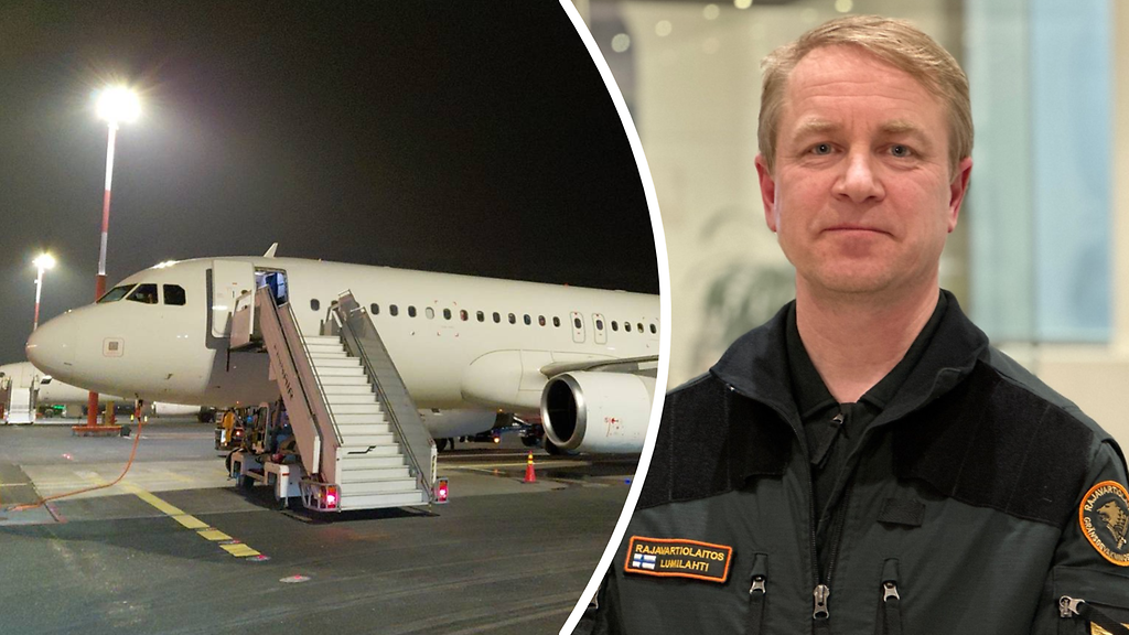 Venäjälle lentäneellä koneella 