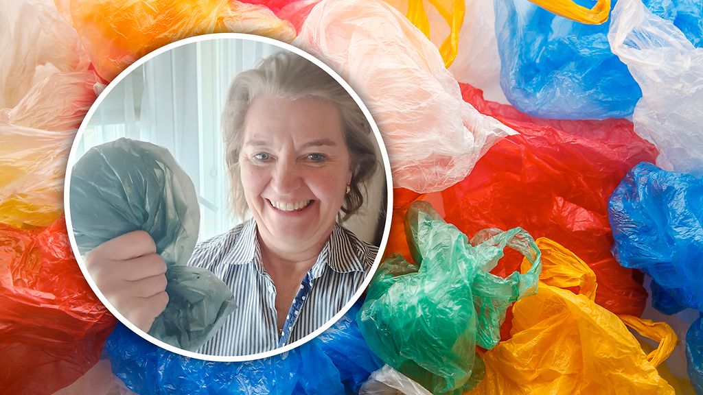 Tamperelainen Nina, 54, ei ole ostanut eläissään yhtään muovipussia