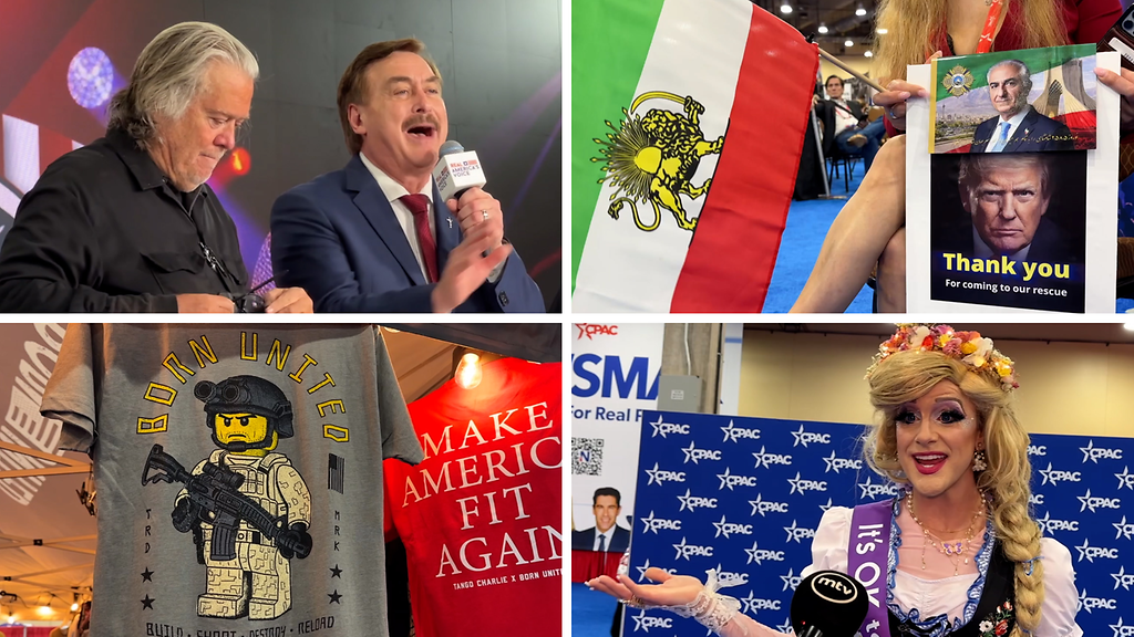 Trump-sikareita, nunnia ja drag queeneja – konservatiivien jättikokouksessa Trumpin palvonta jatkuu