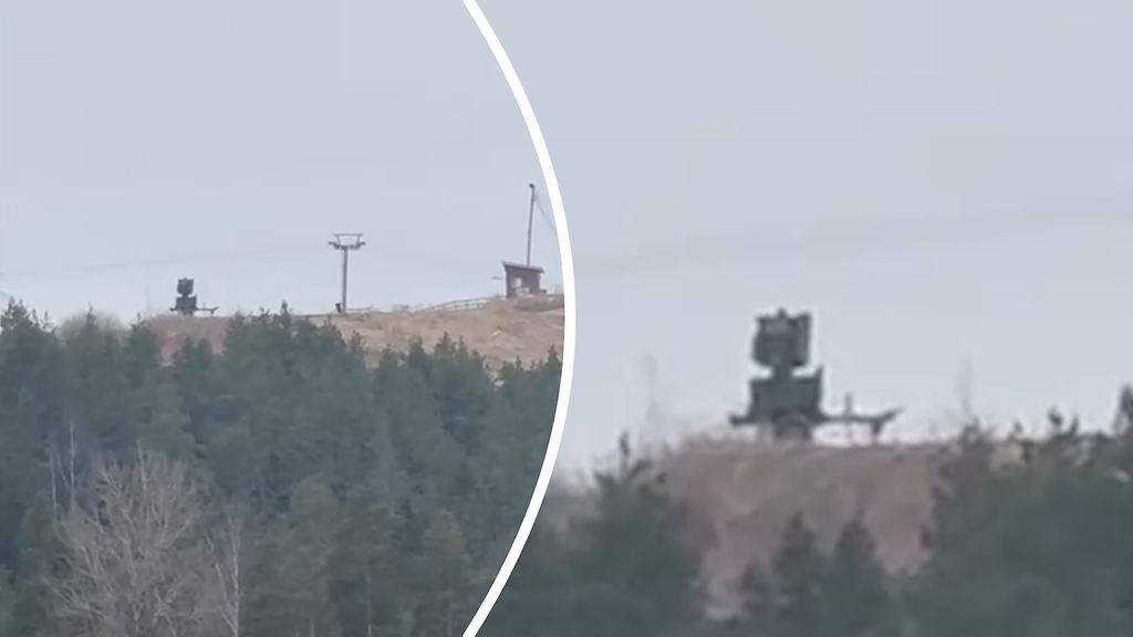 Hiihtokeskuksen huipulle ilmestynyt tutka ihmetyttää kouvolalaisia