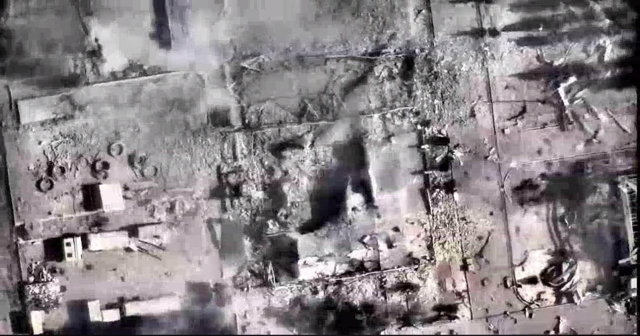 Isfahanin ydinlaitos kesäkuussa 2025 ilmaiskujen jälkeen.