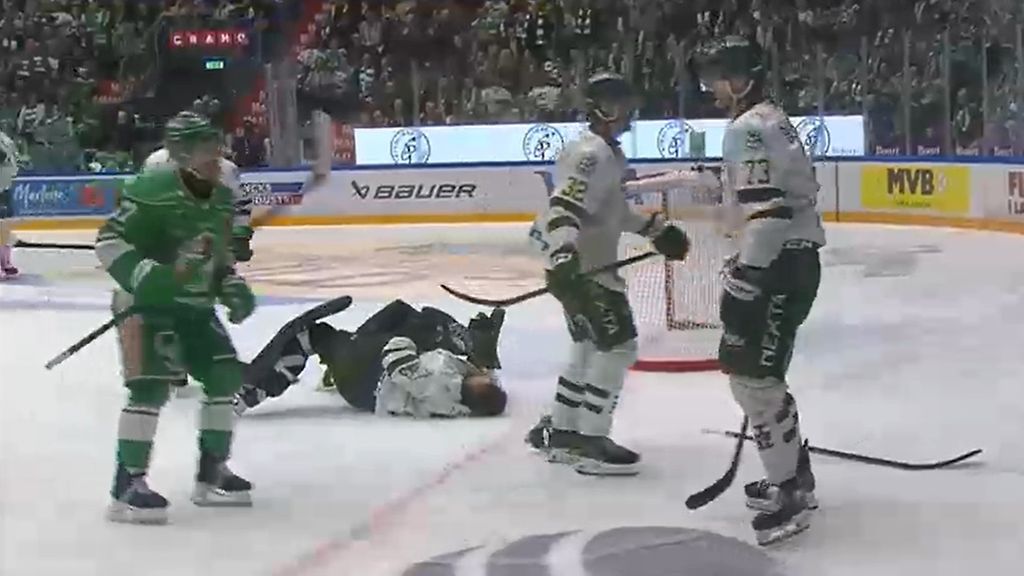 Pahalta näytti: Loukkaantunut Emil Larmi horjui heti uudestaan kumoon