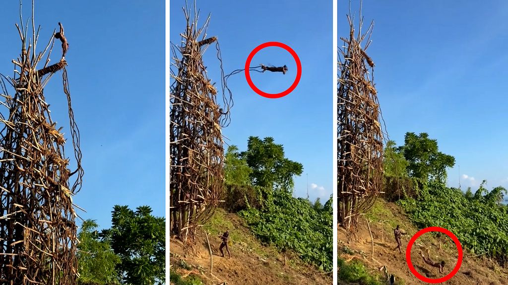 Benjihyppy ilman turvavarusteita – alkuperäisheimon järjetön traditio kauhistuttaa