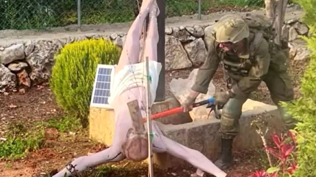 Israelin sotilas moukaroi Jeesus-patsasta – Netanjahu älähti