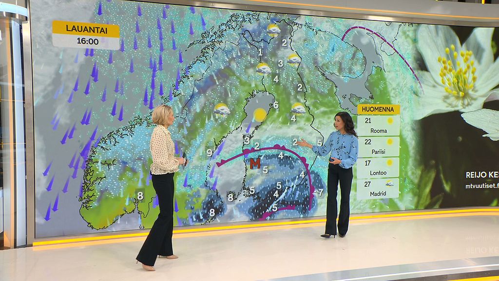 Takatalvi tuo jopa yli 10 senttiä lunta – 