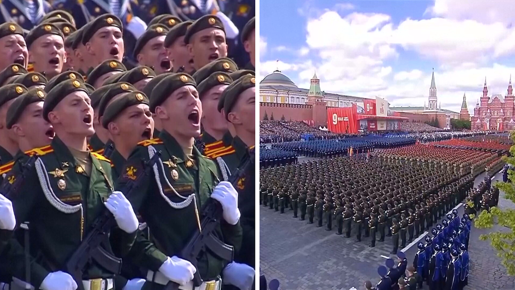 Venäjän voitonpäiväjuhlinta kutistumassa Ukrainan iskujen pelossa