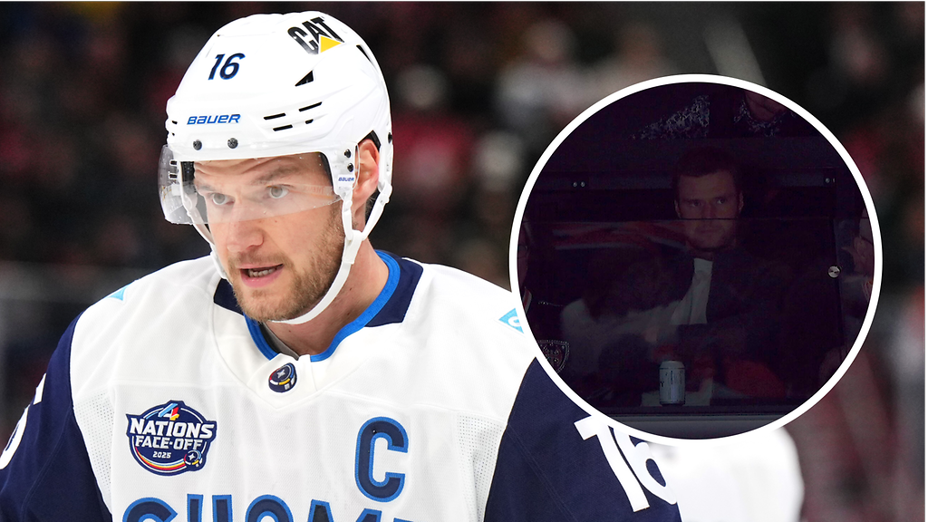 Leijonia tähdittävä Aleksander Barkov valvomassa Tapparan toimintaa