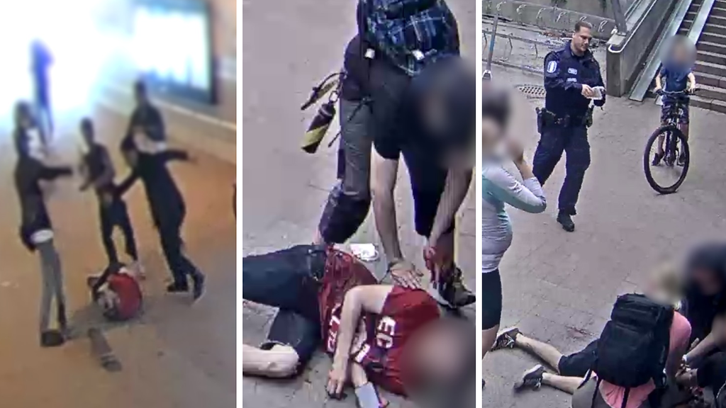 Raukkamainen hyökkäys tallentui videolle – poikajoukko potki ja puukotti tuntematonta teiniä