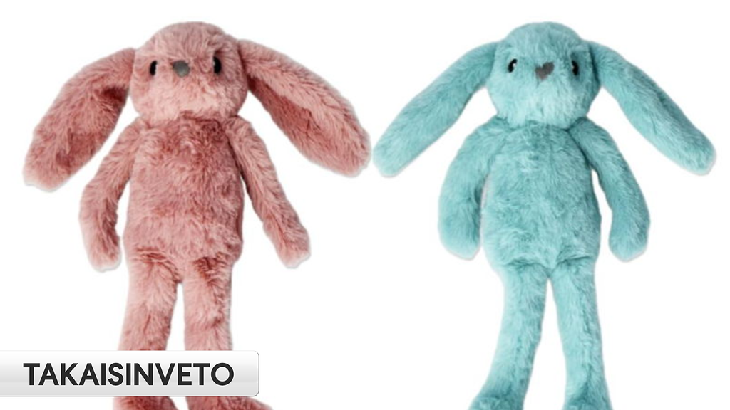 Ostitko tällaisen pupun? Tukehtumisvaara!