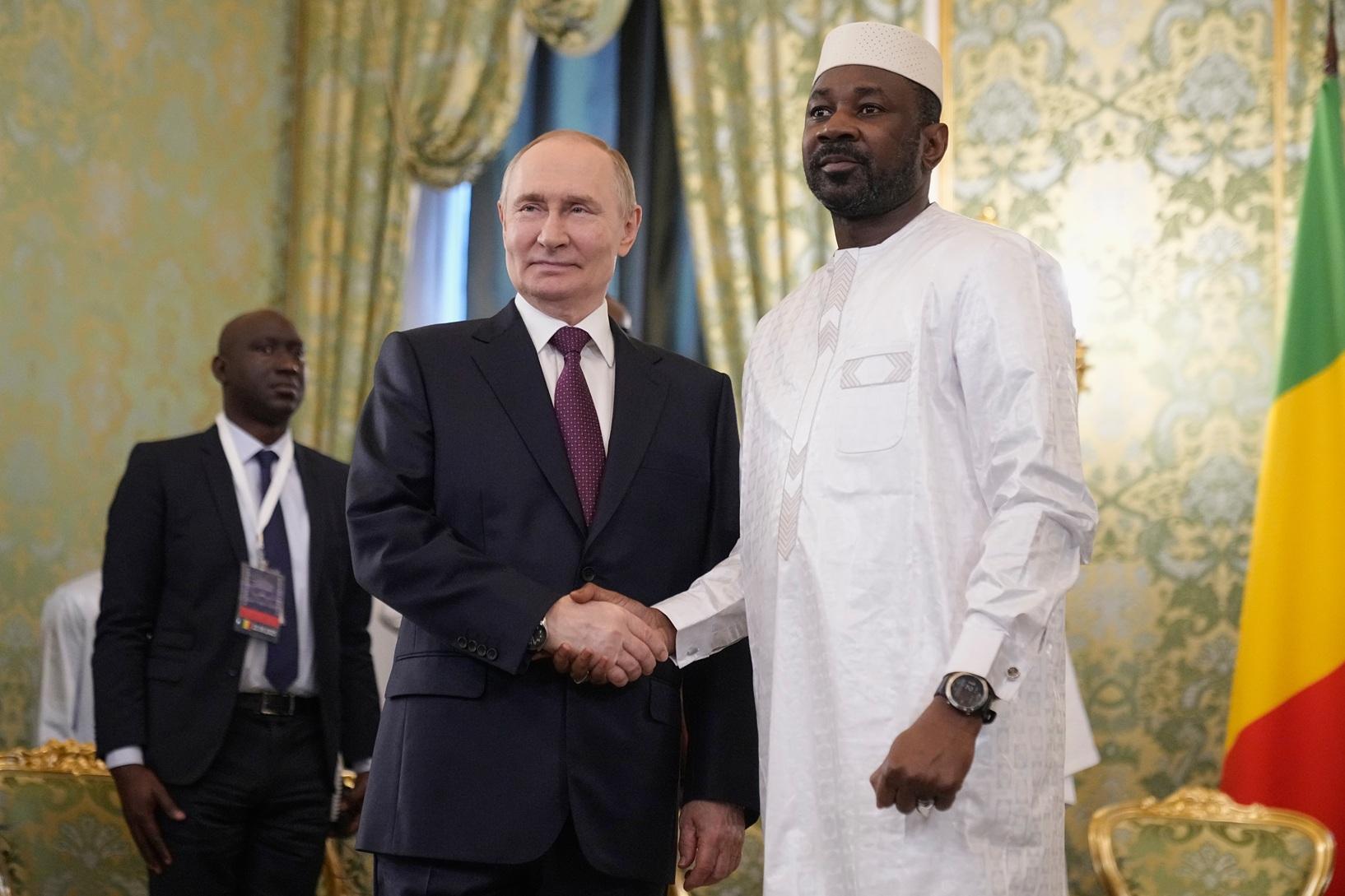 Presidentti Vladimir Putin tapasi Malin presidentin Assimi Goitan Moskovassa viime vuoden kesäkuussa.