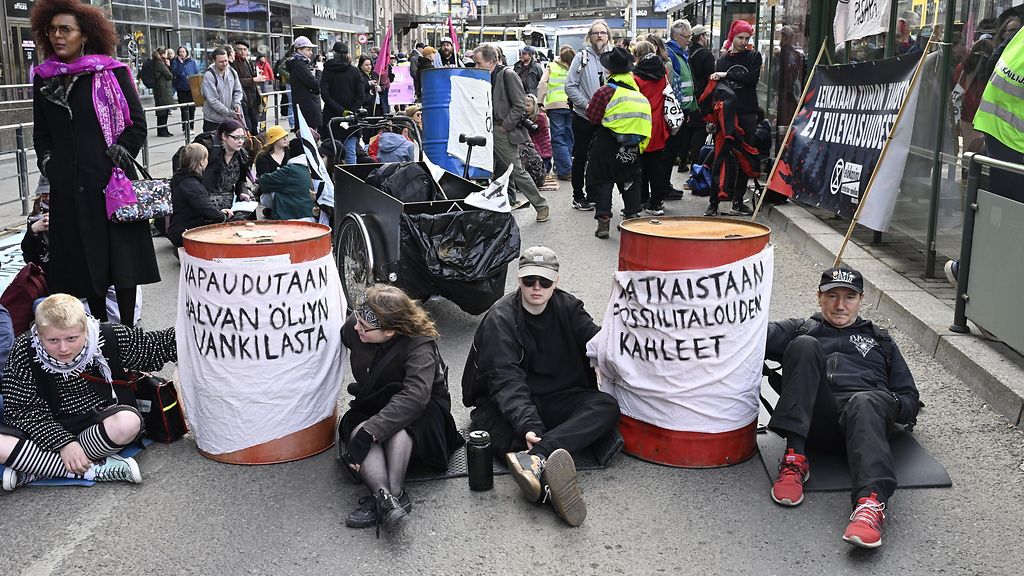 Elokapina teki temput liikenteelle Helsingissä