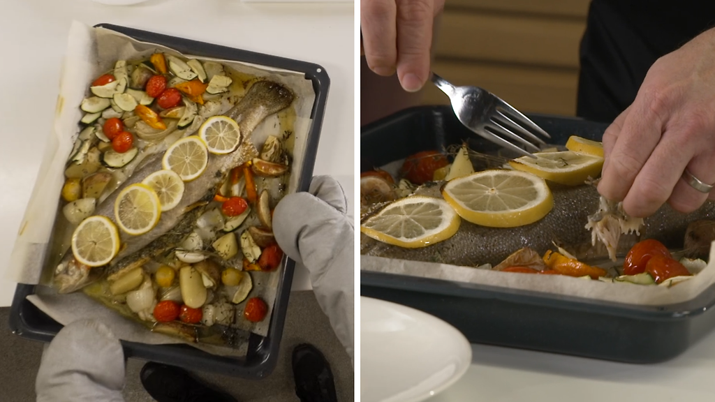 Yksinkertainen tapa tarkistaa kirjolohen kypsyys: 