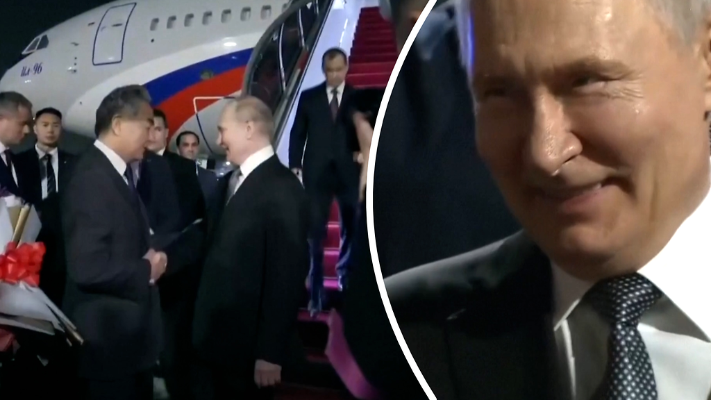 Putin Pekingissä – vastaanotto lentokentällä sai hymyn irtoamaan
