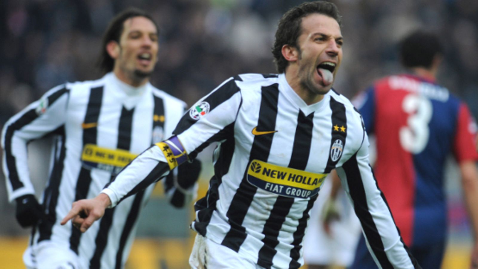 Del Piero tuulettaa, kuva: Valerio Pennicino/Getty Images