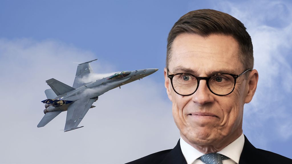 Norjalaiskoomikko sekosi presidentti Alexander Stubbin Hornet-kuvista: 