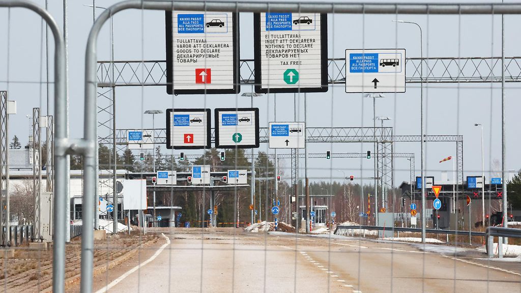 Itäraja pysyy suljettuna