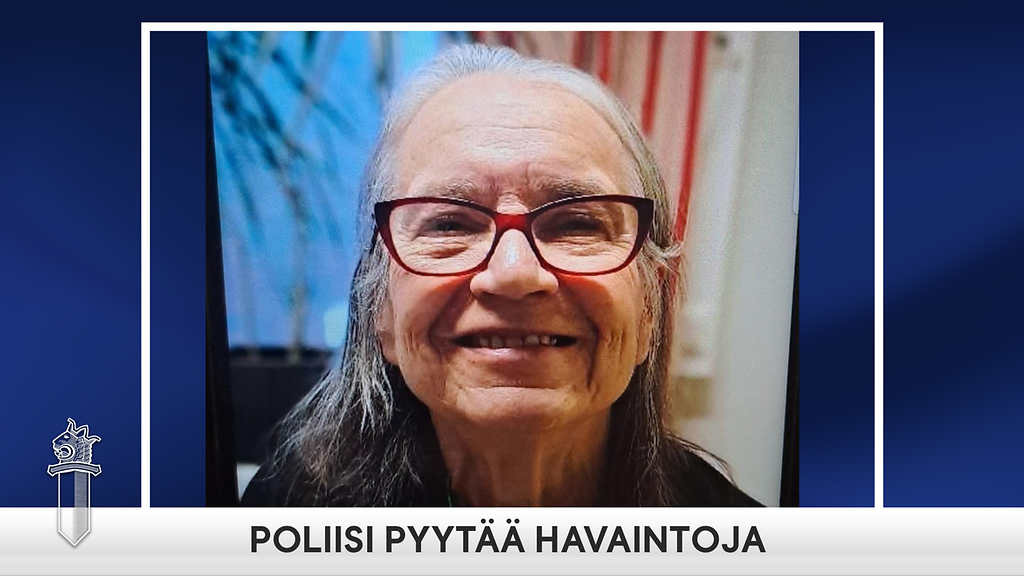 Iäkäs nainen kateissa Hyvinkäällä