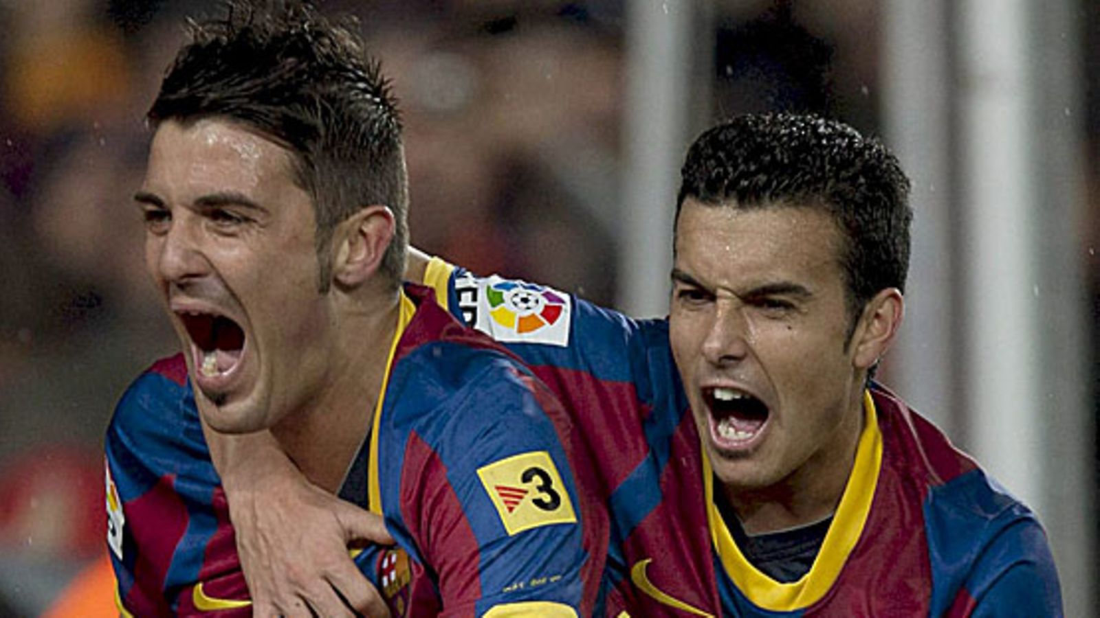 David Villa ja Pedro Rodriguez.
