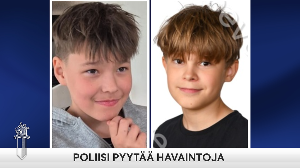 Kadonneet lapset | 13-vuotiaat pojat ovat kateissa omasta halustaan, sanovat toisen koulu­kaverit