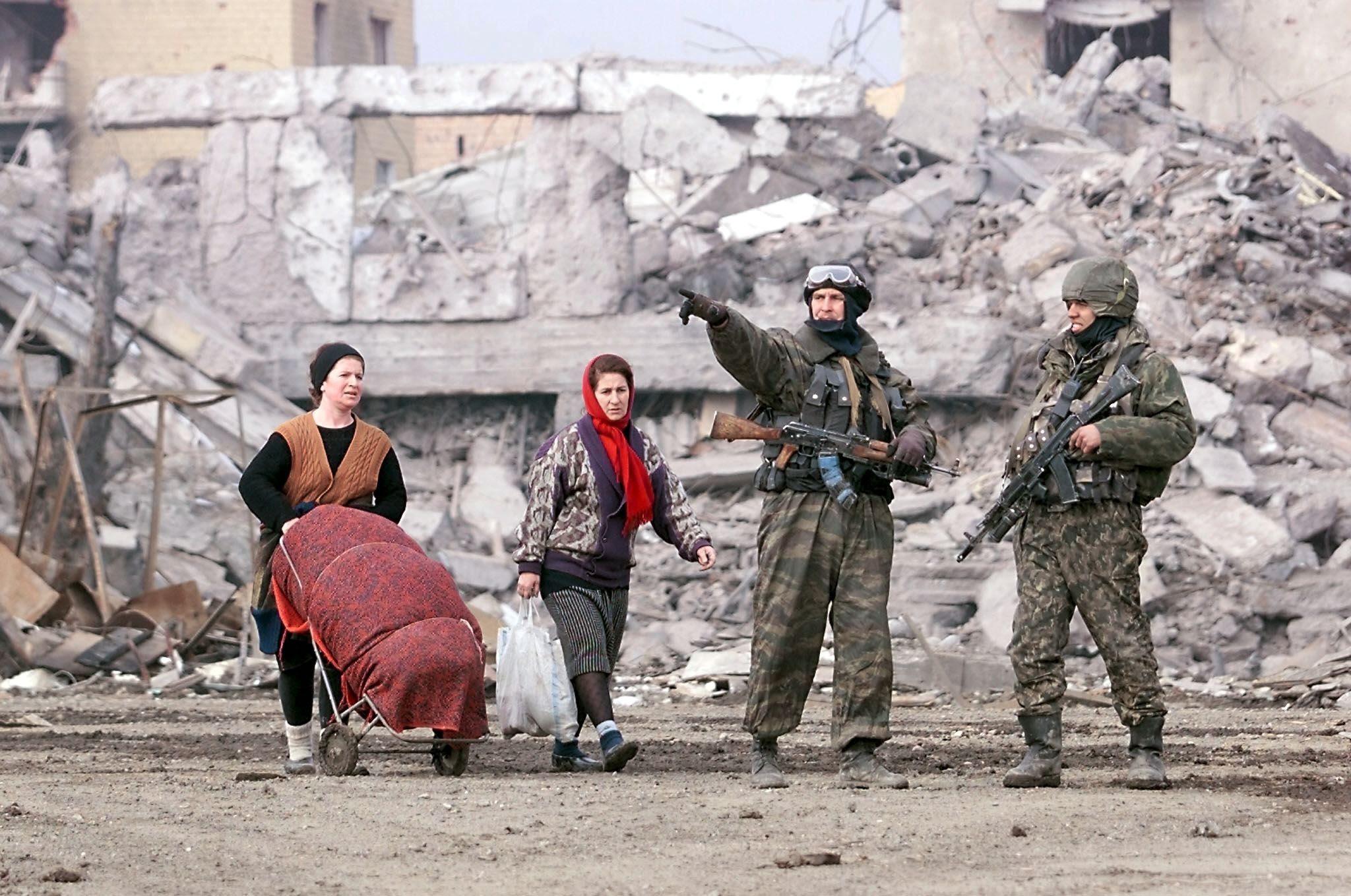 Tshetshenian Grozny maaliskuussa 2020.