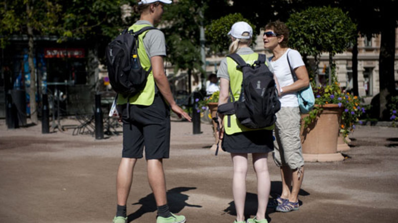Helsinki Helpit Esplanadin puistossa.