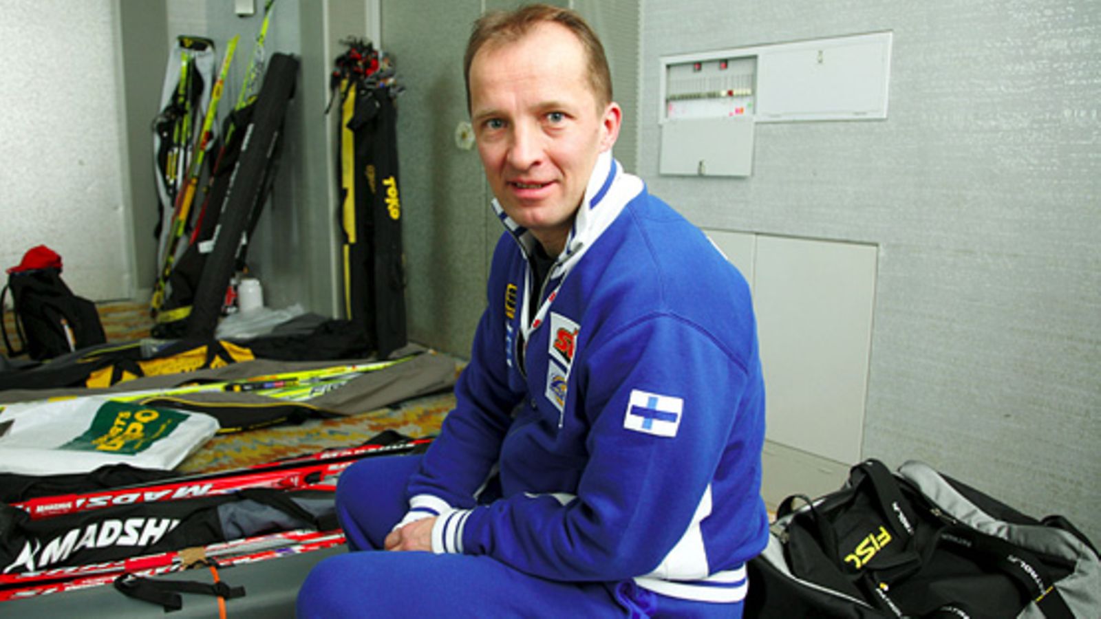 Suomen hiihtojoukkueen huoltopäällikkö Pekka Kemppi 2007
