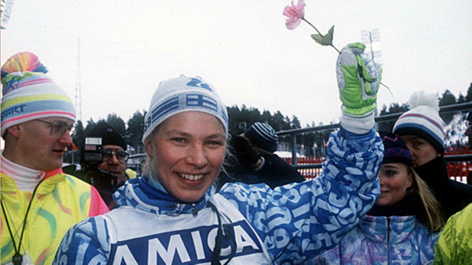 Marjo Matikainen  1989, kuva:  Juha Kärkkäinen / Lehtikuva