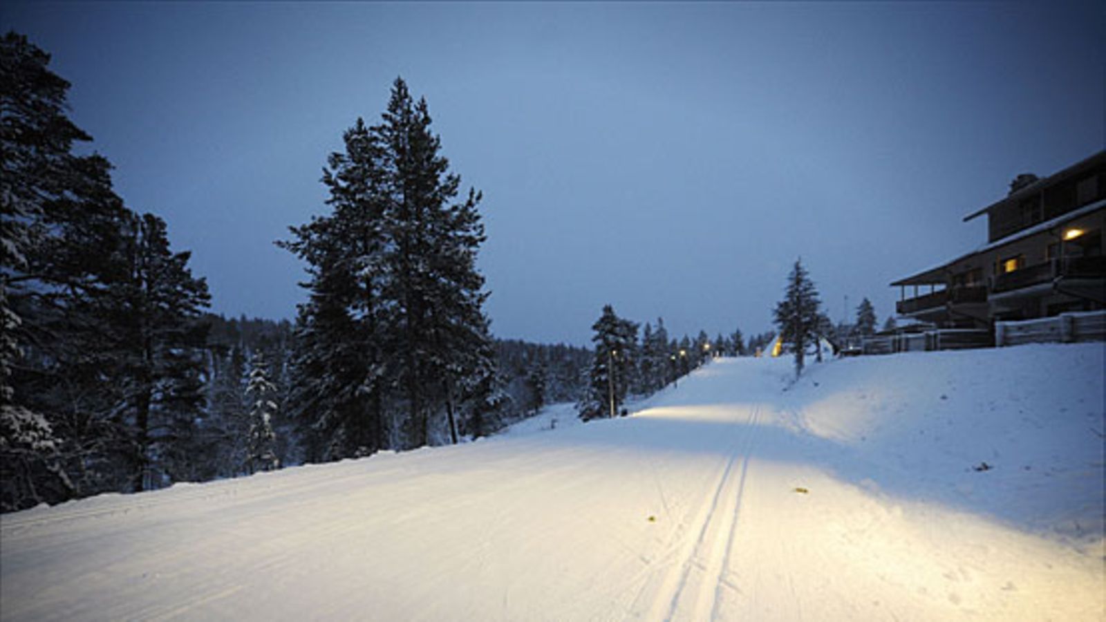 Hiihtolatu, kuva: Mikko Stig / Lehtikuva