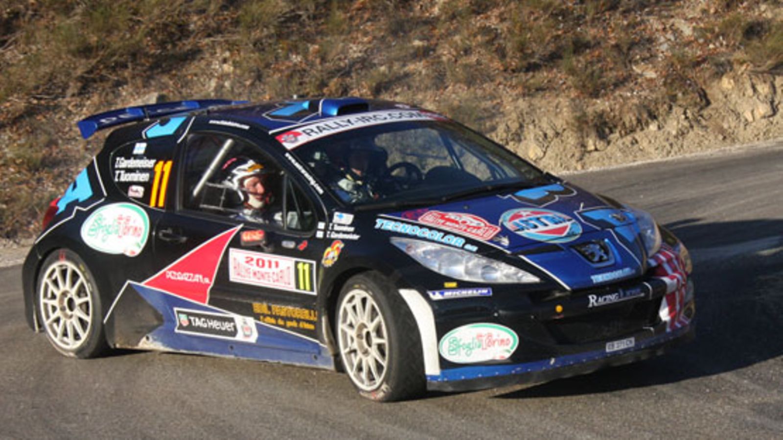 Toni Gardemeister ja Tomi Tuominen Monte Carlon rallissa