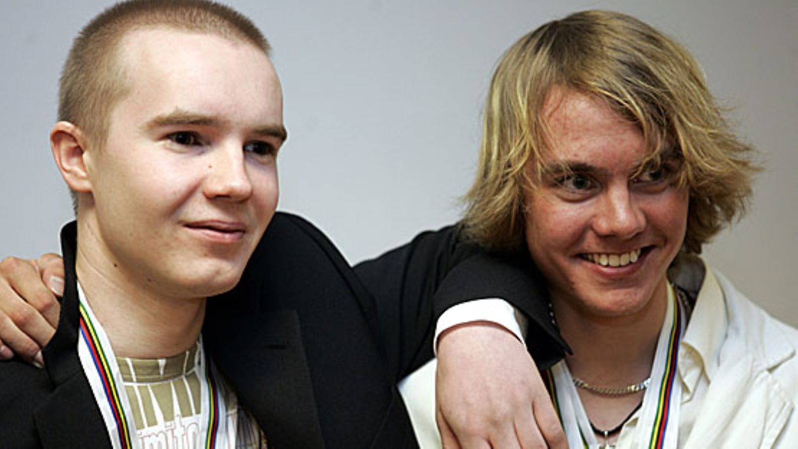 Herri Olli ja Anssi Koivuranta, kuva: Mikko Stig / Lehtikuva
