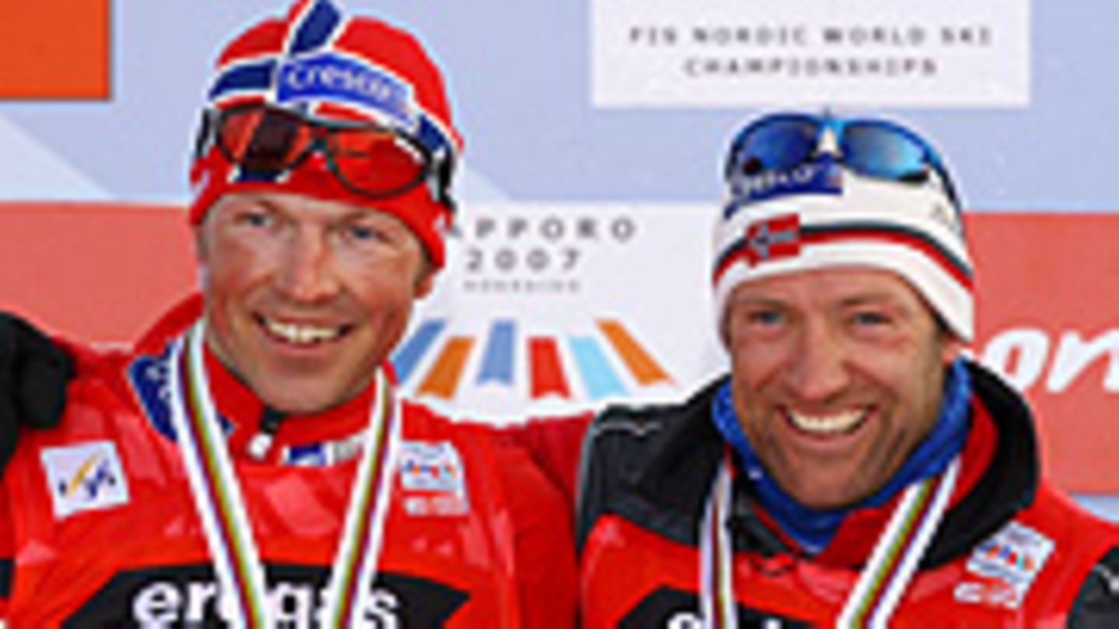 Frode Estil ja Odd-Björn Hjelmeset, kuva: FRANCK ROBICHON