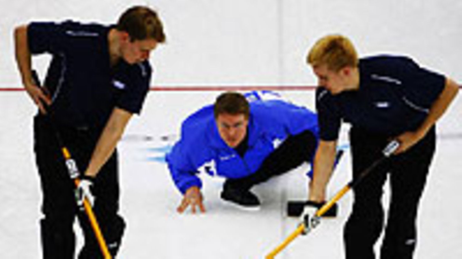 Suomen curlingjoukkue, kuva: Ian Walton