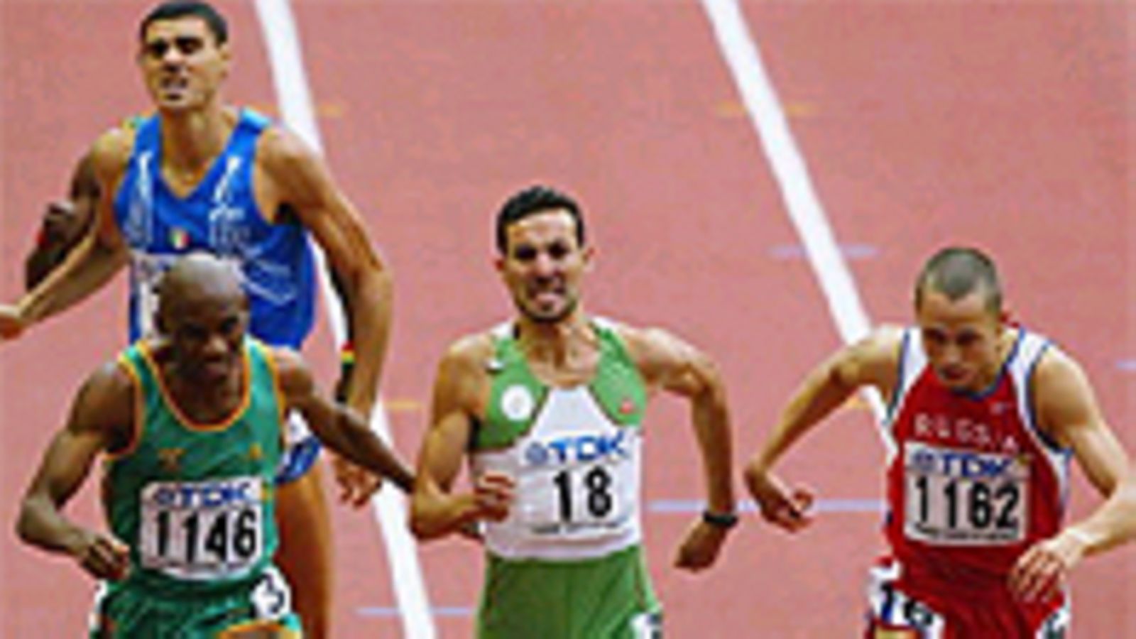 Djabir Said Guerni (keskellä) juoksee voittoon, photo: Stuart Hannagan / Getty I