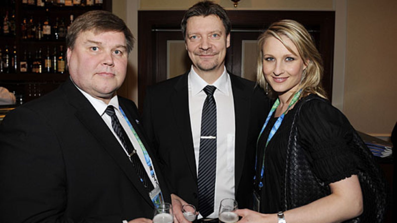 Timo Jutila, Jukka Jalonen ja Vanessa Kurri (Kuva: Martti Kainulainen/Lehtikuva)
