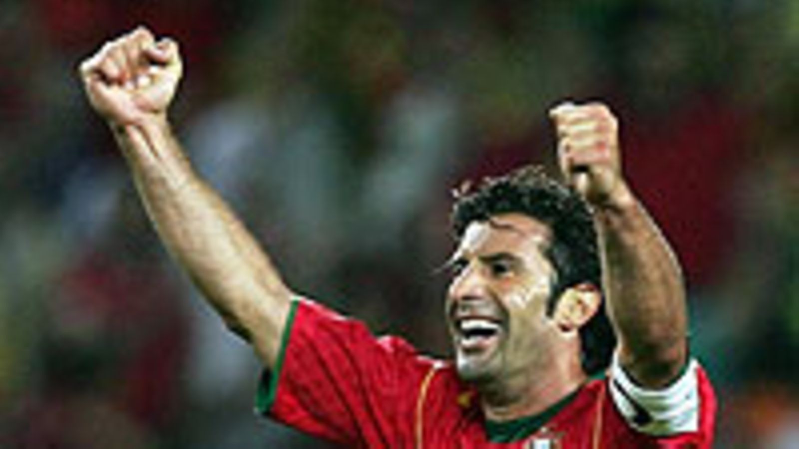 Figo johtaa Portugalin EM-taistoa, Photo: Laurence Griffiths/Getty Images
