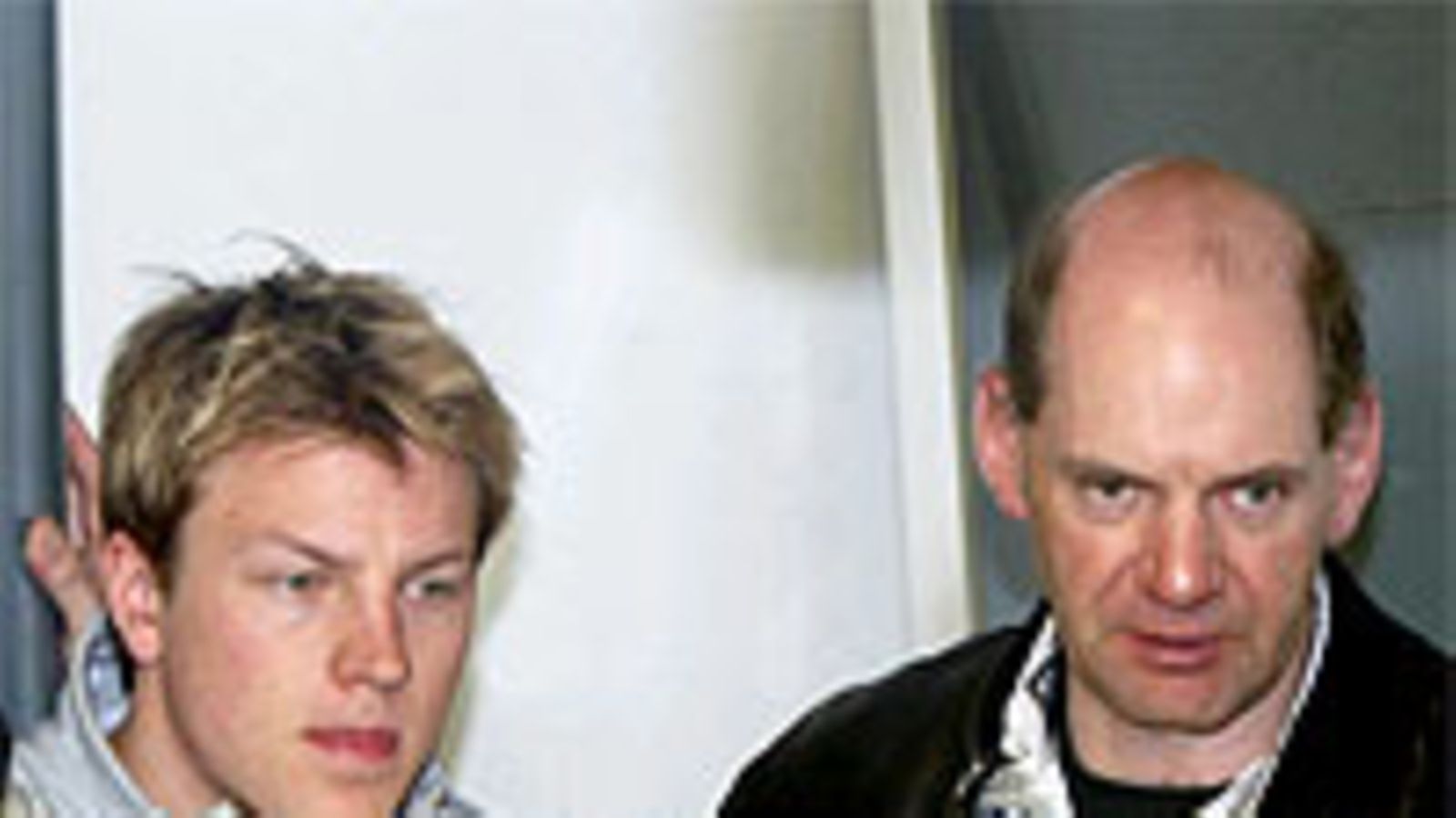 Kimi Räikkönen ja Adrian Newey (Photo: Team McLaren Mercedes)