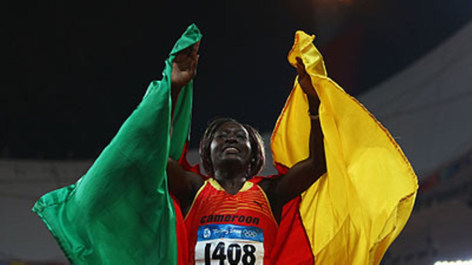 Francoise Mbango Etone. Kuva: Lars Bahon/GETTY.