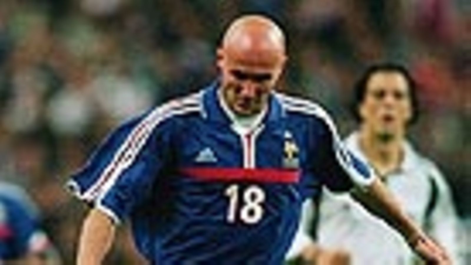 Frank Leboeuf, Ranska. Photo: Allsport