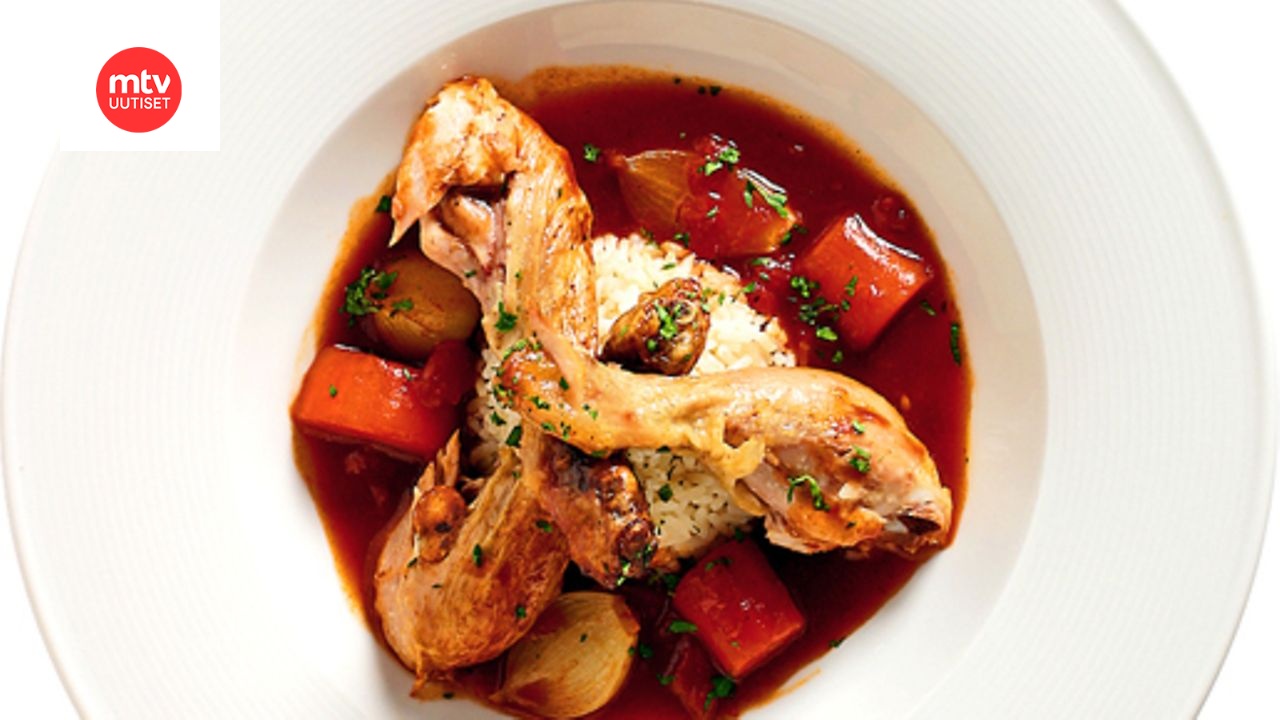 Coq au vin pekonilla
