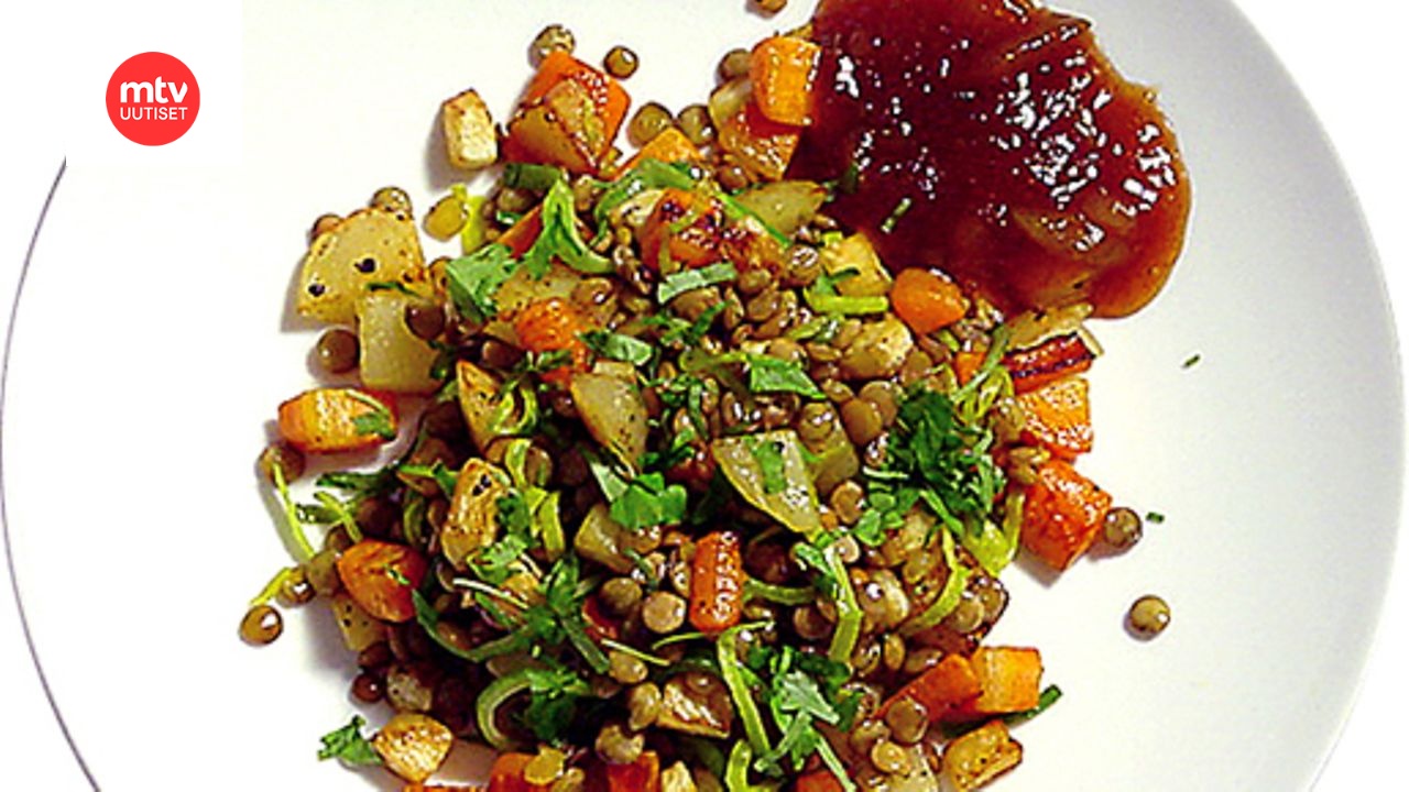 Vegepyttipannu linsseillä